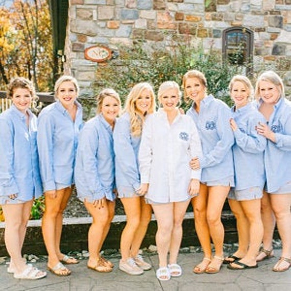 oversized button down shirt for bridesmaids