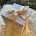 Empty Personalized Bridesmaid Proposal Box with Ribbon - 8x8x4 White Box - Bridal Shower Gift Box - Gift Box with Ribbon - Bridal Proposal 