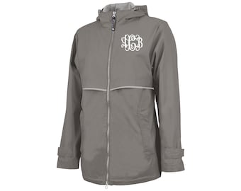 Charles River Maroon Monogrammed Classic Solid Pack and Go Rain Jacket by Charles River personalized Pullover Half Zip Etsy