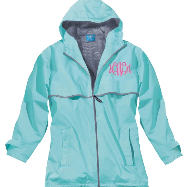 FREE SHIPPING! Monogrammed Charles River Rain Jacket - Monogrammed Rain Coat - Monogrammed Rain Jacket - Monogrammed Jacket - Cyber Monday