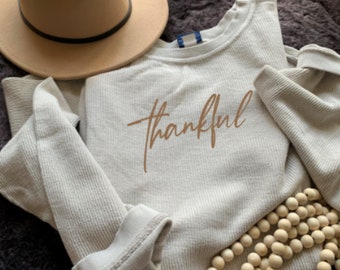 Thanksgiving Cord Sweatshirt | Fall Crew Neck | Loungewear | Cord Sweatshirt | Fall Apparel |