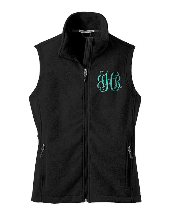 Monogrammed Vest Fleece Vest Monogrammed Fleece Sorority Vest Sorority Fleece Monogrammed Gift Etsy