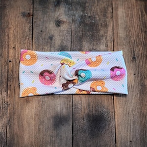 Sprinkled Donut Head Band, Doughnut Hair Accessory, Adults Headband, Sweet Treat Hairband, Girls Fashion Headpiece