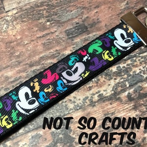 Mickey key fob, wristet, key chain