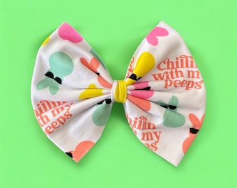 Easter Hair Bow • Pastel Hair Clip • Bunny Hair Accessory • Spring Hair Bow • Kids Easter Gift • Bow for Girls