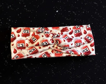 Bloedzakjes kostuumhoofdband, enge haarband, spookhuisaccessoire, hoofddeksels Halloweenfeest