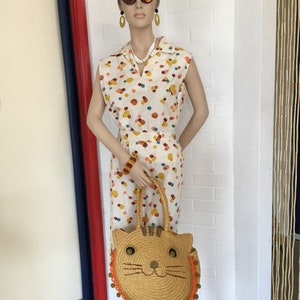 Summer Beach Suit, 1950s, Original Vintage
