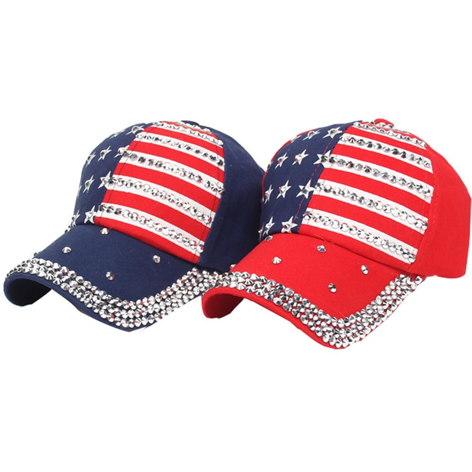 American Flag Low Profile Baseball Cap US Flag Hat Adjustable Etsy