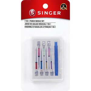 Singer Fine Punch Needle Set with Seven Tips