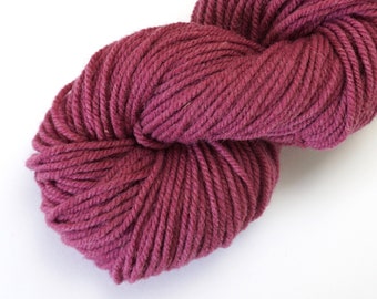 3 Ply Rug Wool Yarn Rose Pink, Rug Punch Needle Yarn, Rug Yarn, Hand Dyed Yarn, Dyed Rug Wool, 4 Ply Wool Yarn, Extra Bulky Yarn