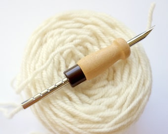 Yinrunx Punch Needle Embroidery Starter Kits Punch Needle Tool Threader Fabric Embroidery Hoop Yarn Rug Punch Needle