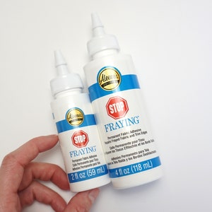 Stop Fray Permanent Fabric Adhesive, Glue Monks Cloth