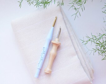 Linen Needlework Fabric Monk Cloth for Punch Needle Rug-Punch Needles & Pinch Needle LUTER 26.4x19.3 Inch Needlework Fabric Linen Needlework Fabric Monk Cloth for Punch Needle Rug-Punch Needles & Pinch Needle LUTER 26.4x19.3 Inch Needlework Fabric