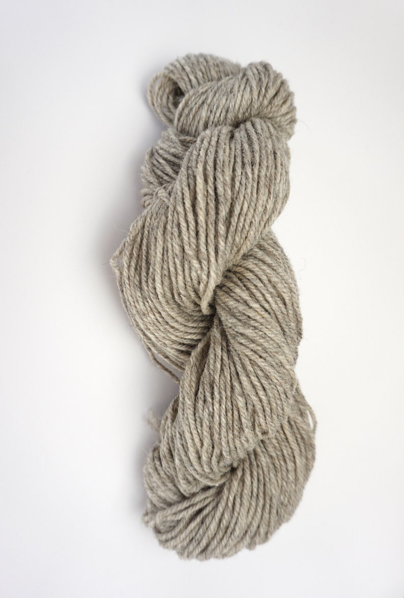 3 Ply Natural Grey Rug Wool Yarn Rug Punch Needle Yarn Rug Etsy