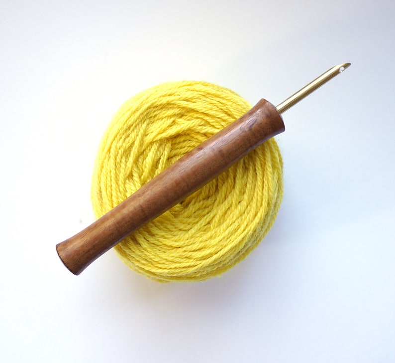 Wood Turned Punch Needle Tool Hawaiian Koa Custom One Of A Kind Punch Needle