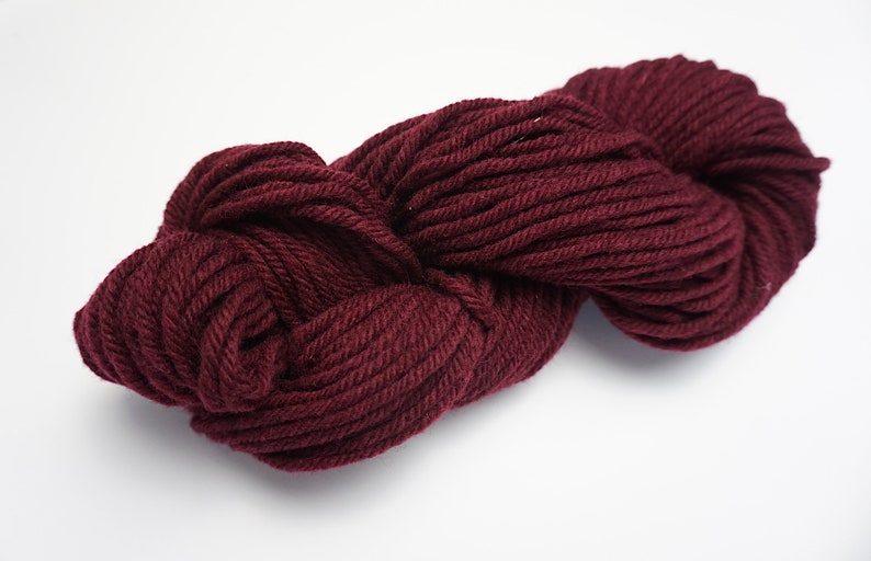 4 Ply Maroon Rug Wool Yarn Rug Punch Needle Yarn Rug Yarn Etsy