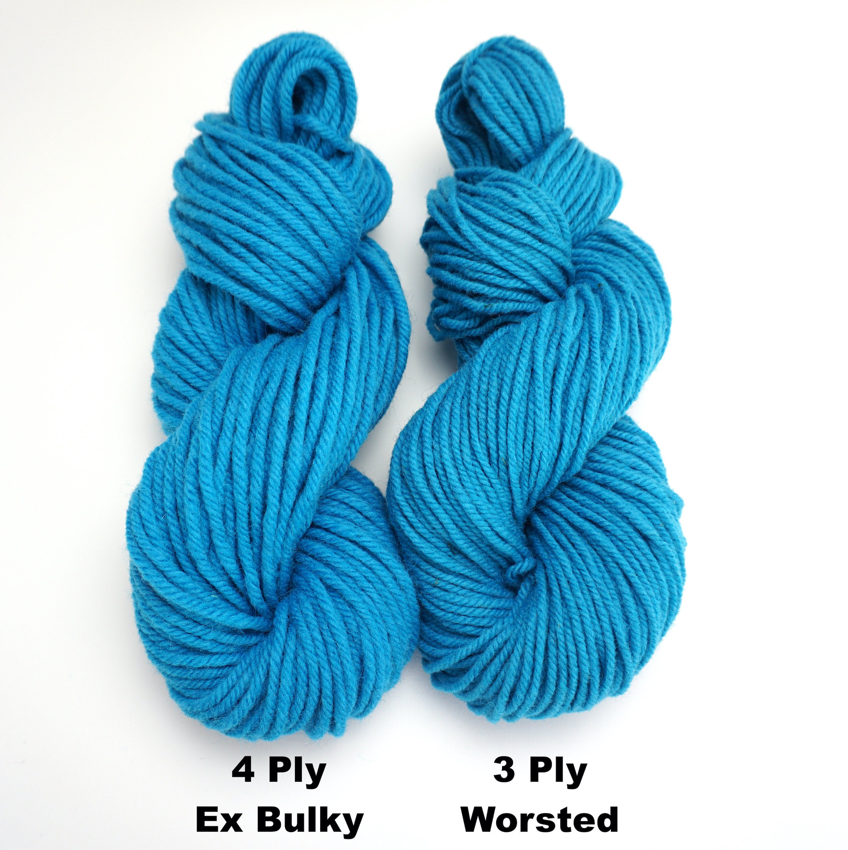 4 Ply Rug Wool Yarn Peacock Blue Rug Punch Needle Yarn Rug Etsy UK