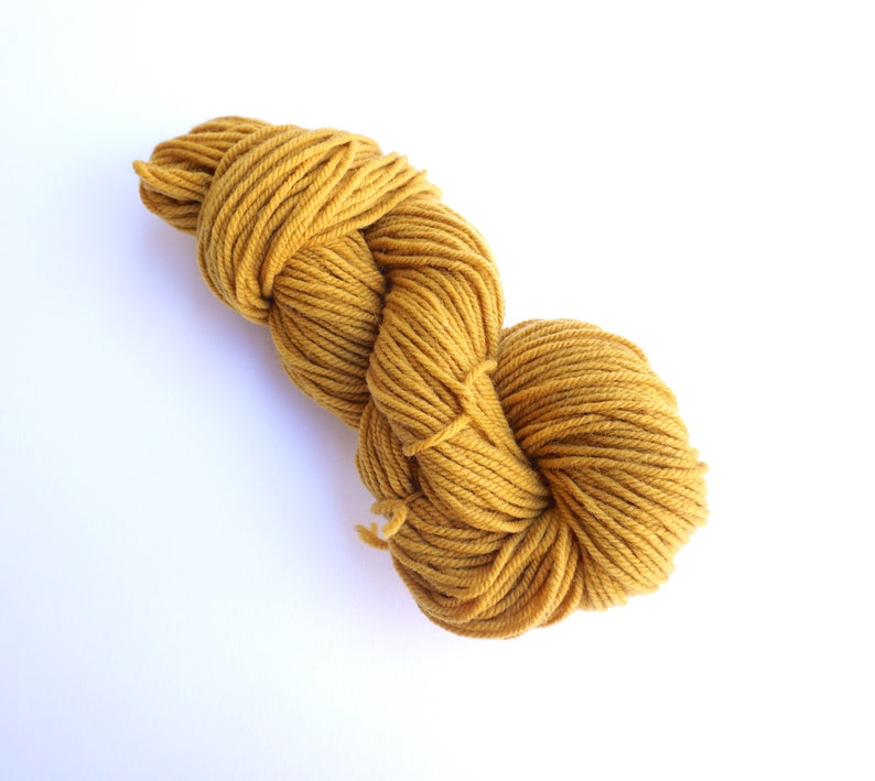 3 Ply Golden Yellow Rug Wool Yarn Rug Punch Needle Yarn Rug Etsy