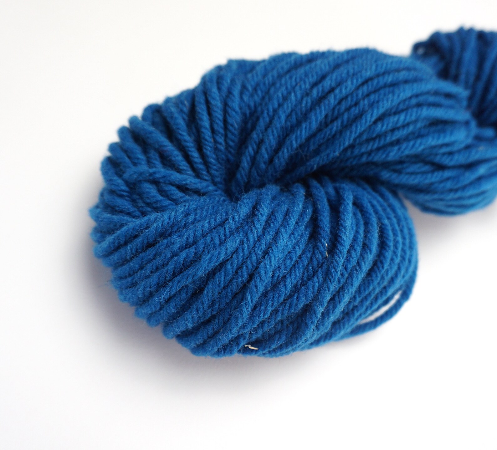 4 Ply Rug Wool Yarn Teal Blue Rug Punch Needle Yarn Rug Etsy