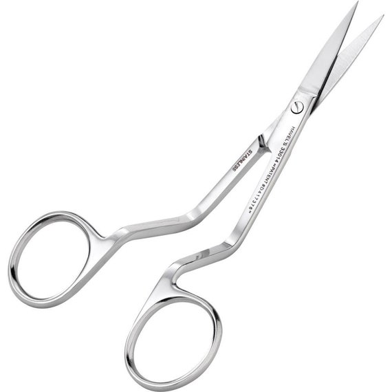 Double Curved Scissors 5.5 Great for Punch Needle Rug Hooking 