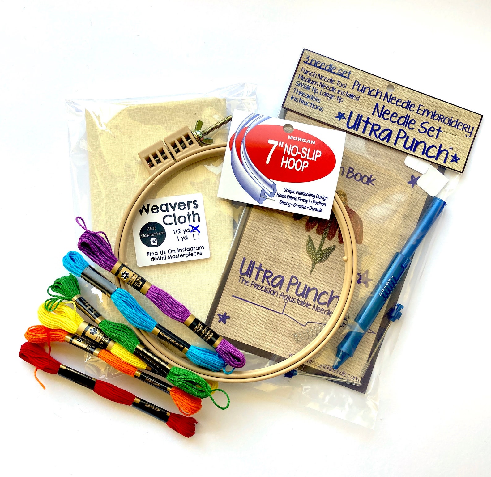 Complete Ultra Punch Needle Kit Beginners Punch Needle Etsy