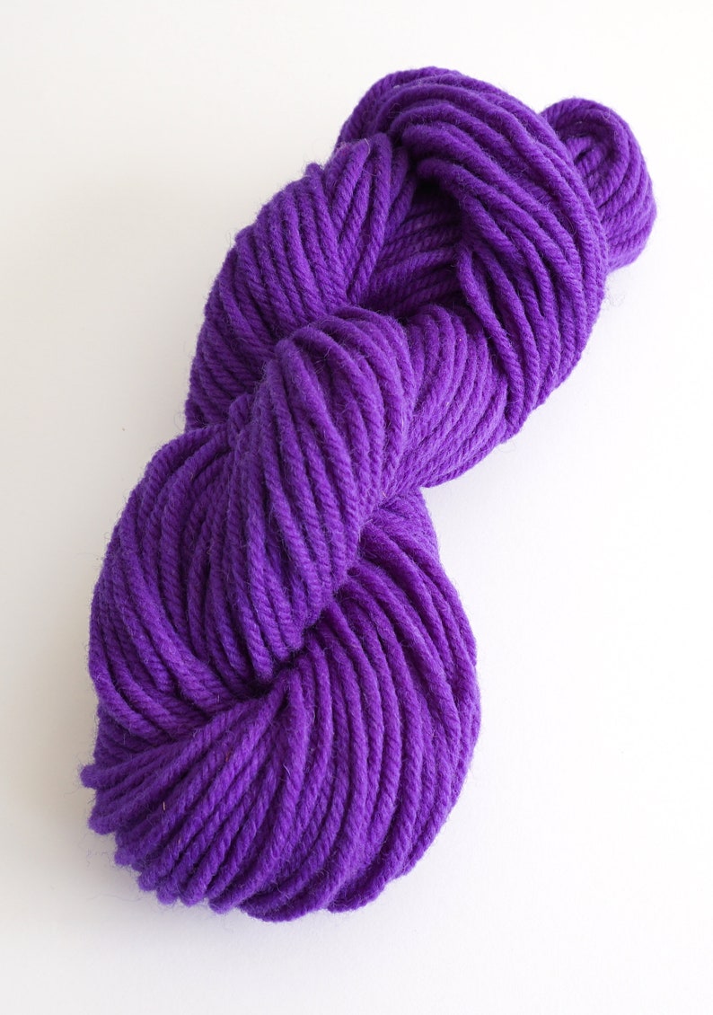 4 Ply Rug Wool Yarn Purple Violet Rug Punch Needle Yarn Rug Etsy