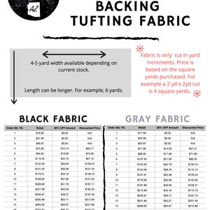 Large 2ydx2yd Primary Rug Backing Fabric, Tufting Gun Fabric, Primary Tufting Cloth, Rug Backing Canvas, Rug Tufting Fabric image 10