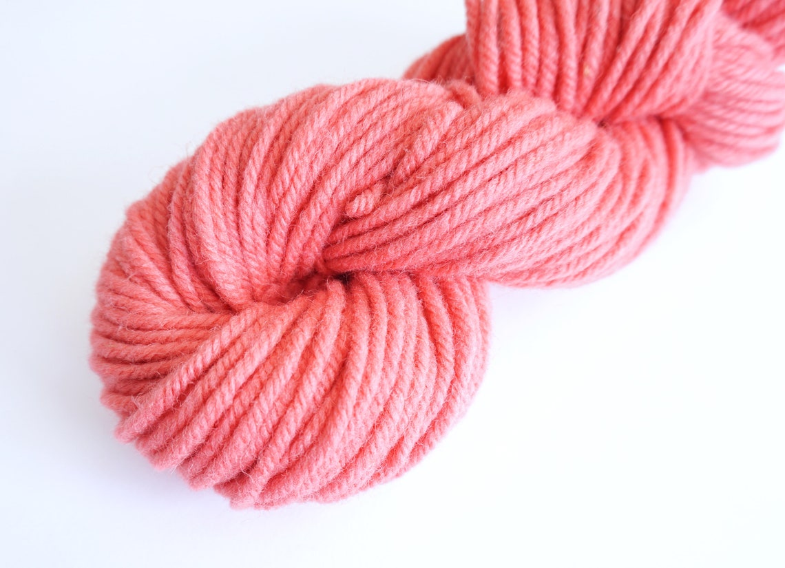 3 Ply Rug Wool Yarn Pink Rug Punch Needle Yarn Rug Yarn Etsy