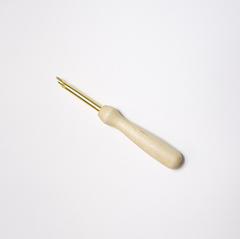 Wood Punch Needle 5mm, Large Punch Needle, Rug Hooking Tool, Punch ...
