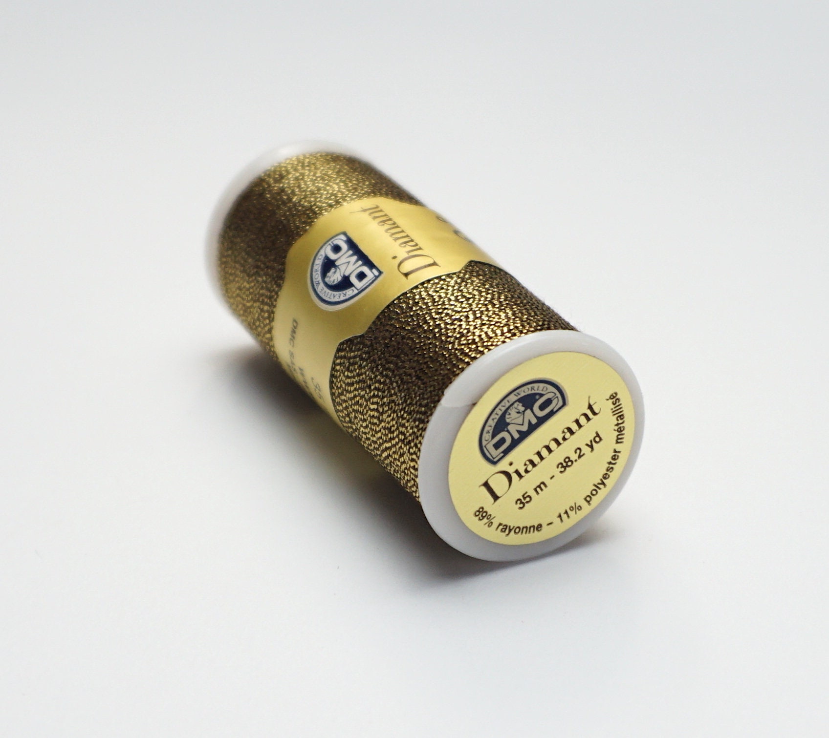 DMC Diamant Black Gold Metallic, Gold DMC Diamant, Metallic Black
