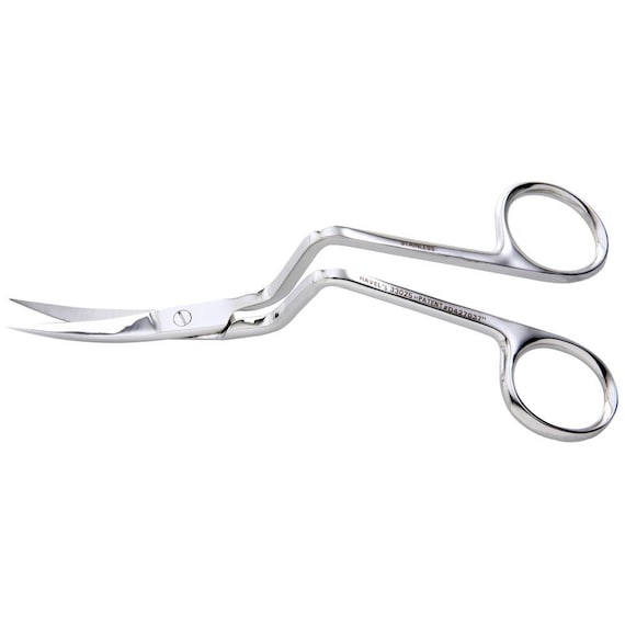 Ultimate Curved Scissors 5.25 Great for Punch Needle Rug Hooking, Machine Embroidery  Scissors 