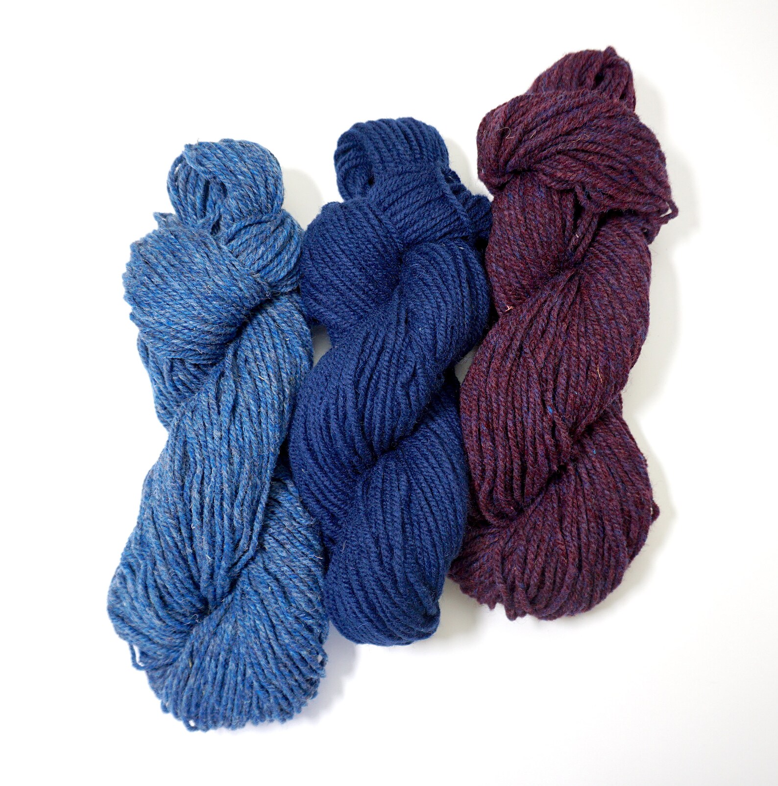 3 Ply Mulberry Maroon Heather Rug Wool Yarn Rug Punch Needle | Etsy