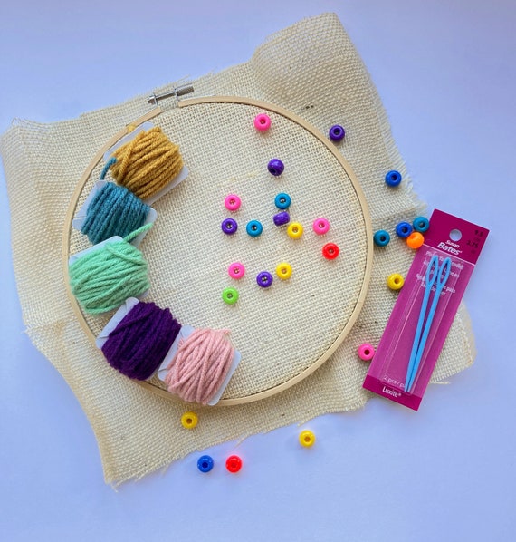 Kids Beginner Sewing Kit, Waldorf Montessori Sewing Kit, Hand