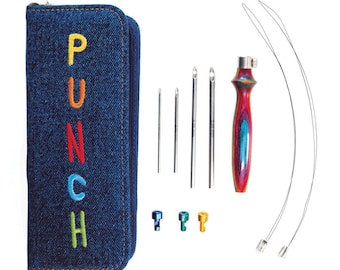 Knitters Pride Punch Needle, Adjustable Punch Needle, Punch Needle Kit, Punch Needle Set, Full Punch Needle Set, Small Punch Needle, Vibrant