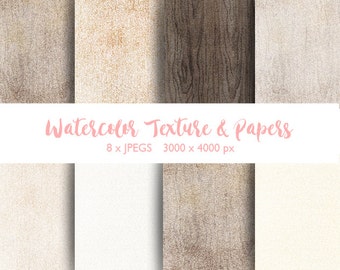 Texture e carta per acquerello/Set piccolo/Texture in legno/Stile rustico/Sarchiatura