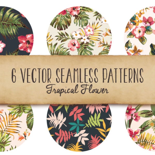 Seamless tropical patterns Vol.1