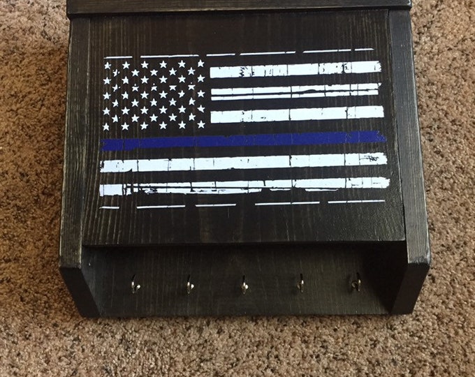 Gun Safe American Flag hidden Key Rack Etsy