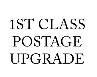 1st Class Postage Upgrade
