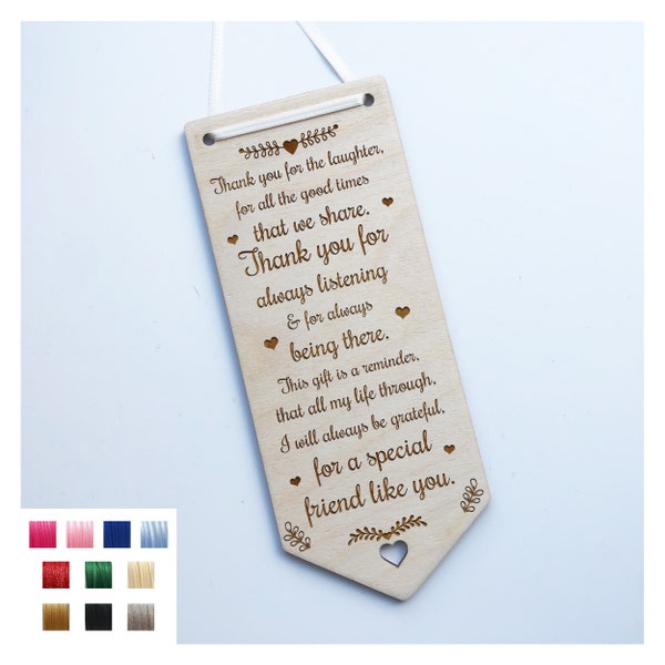 Inspiration Gift For Your Best Friends Thank You Laughter Leaving Present