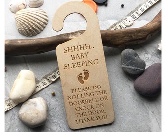Handmade Double Sided Felt Door Sign 'please Do Not - Etsy