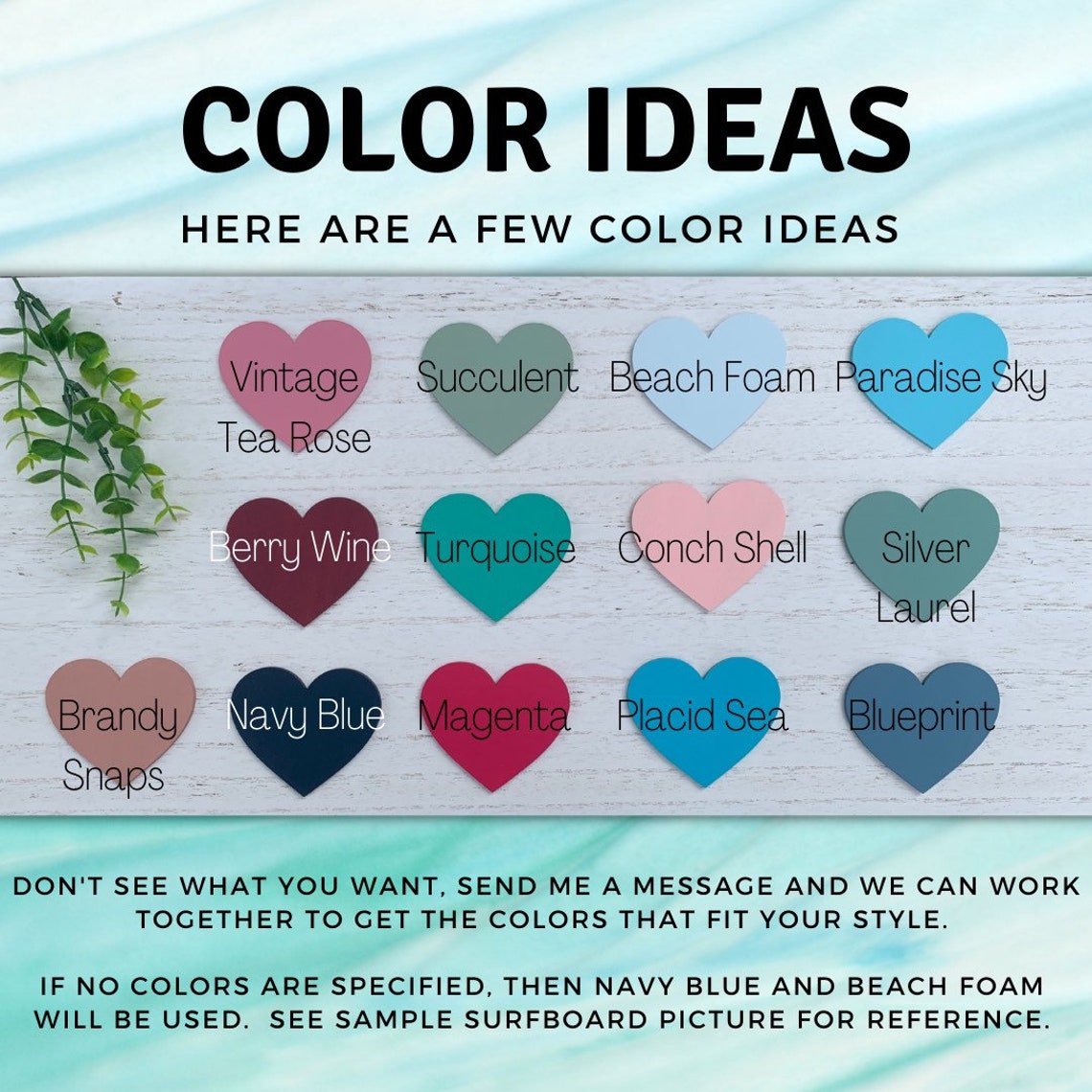 35 Surfboard Name Sign Surfboard Wall Decor Surfboard Etsy