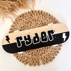Skateboard Name Sign; Skater Boy; Skater Girl; Custom Skateboard Sign