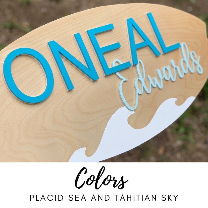 23 Surfboard Name Sign Surfboard Wall Decor Surfboard Etsy