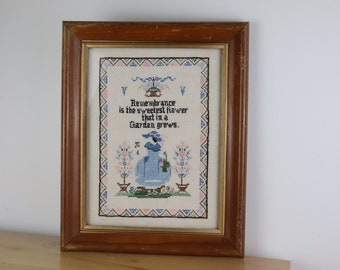 Vintage Remembrance is the Sweetest Flower Stitch Girl in