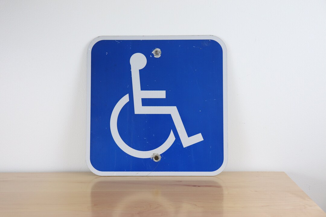 Handicap Sign Frame This item is unavailable - Etsy