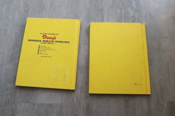 Vintage Disney Book Collection - Wonderful World of Knowledge