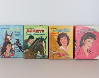 Vintage Annette 4 Book Collection - Hardcover - Walt Disney Books
