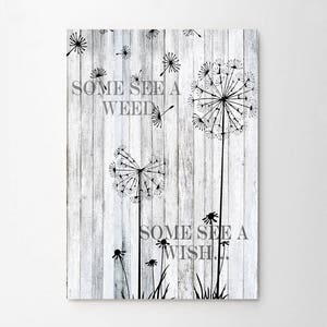 Niektórzy widzą chwastów niektóre Zobacz życzenia połysk sztuki Typograhy inspirujący cytat Wall Art dobrze drukuje, sztuka plakaty