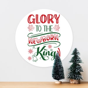 Merry Christmas Christmas Xmas - Art Typograhy Inspirational Quote Wall, Wreath, Post, Door Tin Metal Sign Plaque