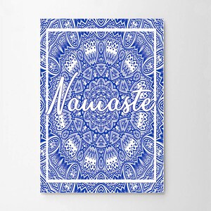 Namaste Typography Inspirational Quote Wall Fine Art Prints, Art Posters